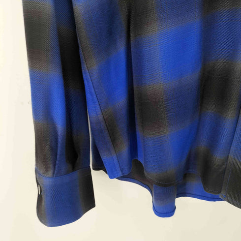 エストネーション ESTNATION レーヨン オンブレチェックシャツ メンズ JPN:XL